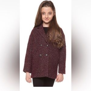 NWT Dex Big Girl's Burgundy Jacket -  M, L, XL